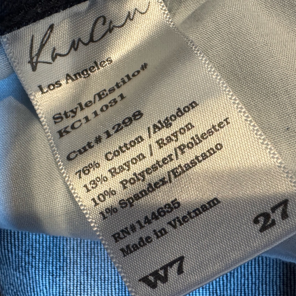 KANCAN Women's Blue Distressed Skinny Jeans - Picture 8 of 8